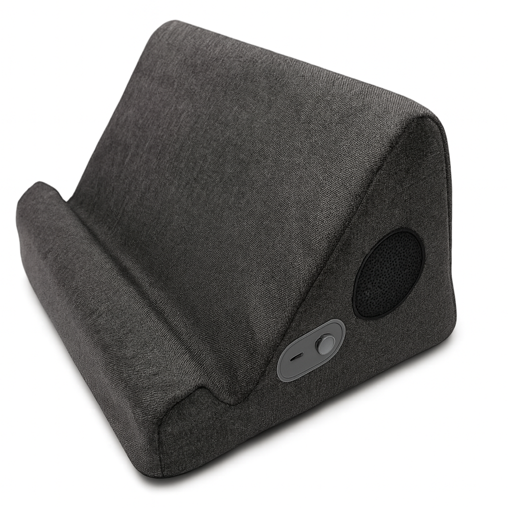 The Duo Induction Speaker Tablet Pillow